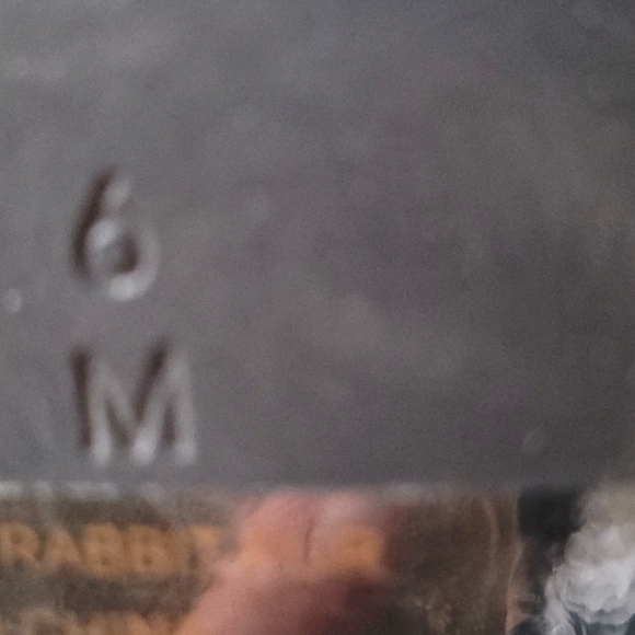 VANELI black suede with tri-colored dyed rabbit fur flats. SIZE 6 - Picture 9 of 9